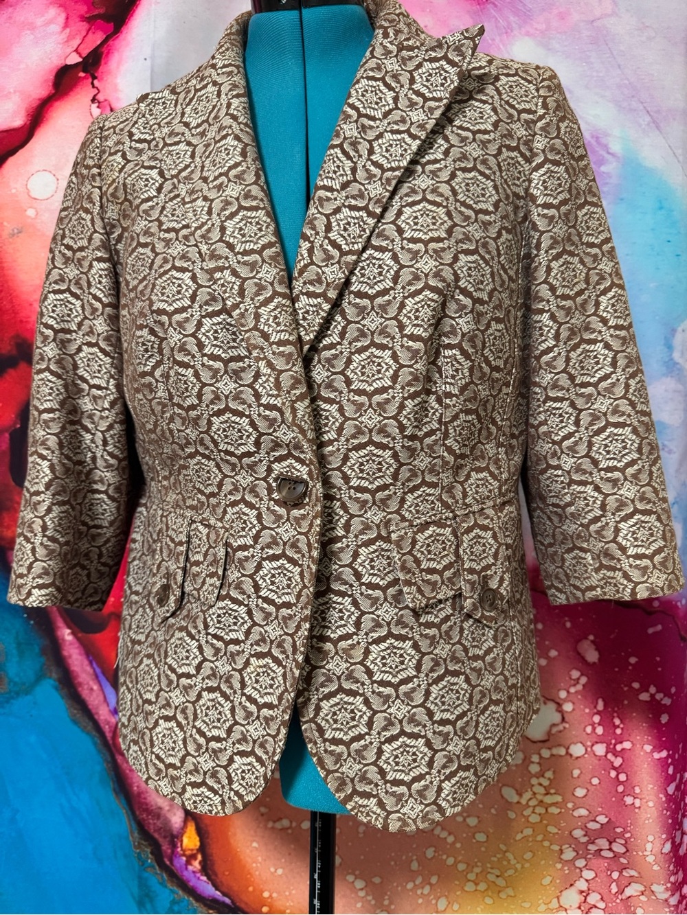 Worthington Woman Patterned Blazer